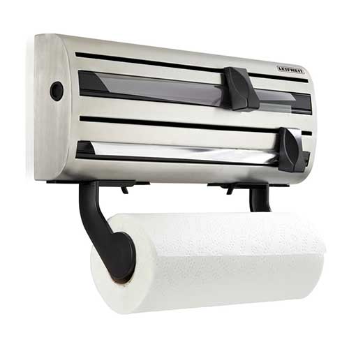 Dispenser Porta Rollo Cocina Papel Film Aluminio - Leifheit - $ 52.440